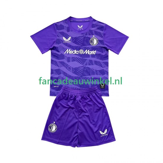 Feyenoord Rotterdam Wedstrijdshirt met Korting Keepersshirt 3rd Kind 2025-26 Korte Mouw