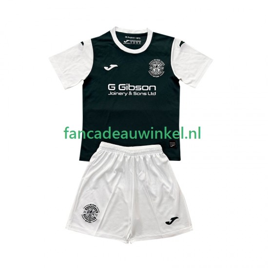 Hibernian Wedstrijdshirt met Korting Thuis Kind 2025-26 Korte Mouw