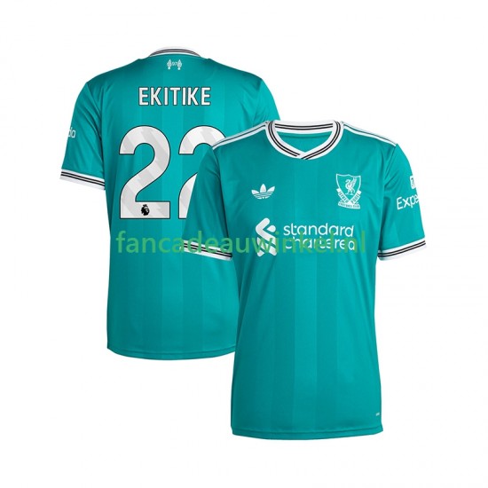 Liverpool Wedstrijdshirt met Korting Hugo Ekitike 22 3rd Heren 2025-26 Korte Mouw
