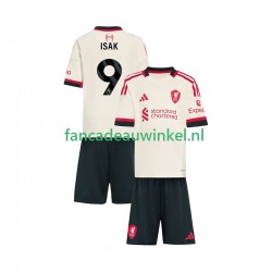 Liverpool Wedstrijdshirt met Korting ISAK 9 Uit Kind 2025-26 Korte Mouw
