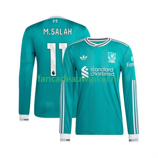 Liverpool Wedstrijdshirt met Korting Mohamed Salah 11 3rd Heren 2025-26 Lange Mouw