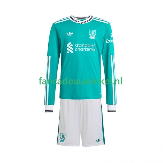 Liverpool Wedstrijdshirt met Korting 3rd Kind 2025-26 Lange Mouw