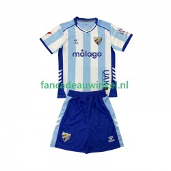 Málaga CF Wedstrijdshirt met Korting Thuis Kind 2025-26 Korte Mouw