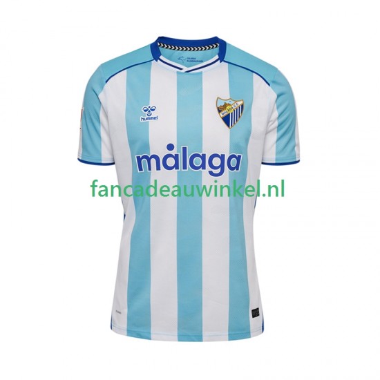 Málaga CF Wedstrijdshirt met Korting Thuis Heren 2025-26 Korte Mouw