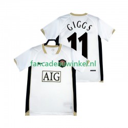 Manchester United Wedstrijdshirt met Korting GIGGS 11 Retro Uit Heren 2006-2007 Korte Mouw