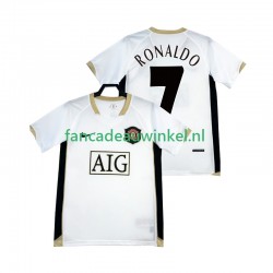 Manchester United Wedstrijdshirt met Korting RONALDO 7 Retro Uit Heren 2006-2007 Korte Mouw
