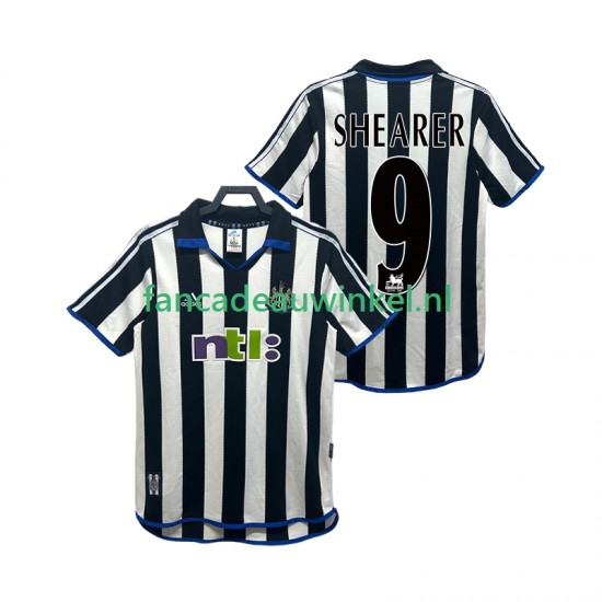 Newcastle United Wedstrijdshirt met Korting SHEARER 9 2000 2001 Retro Thuis Heren Korte Mouw