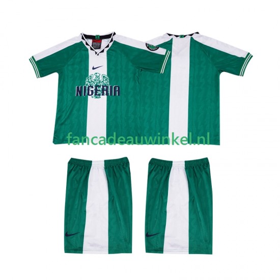 Nigeria Wedstrijdshirt met Korting 1996 Retro Thuis Kind Korte Mouw