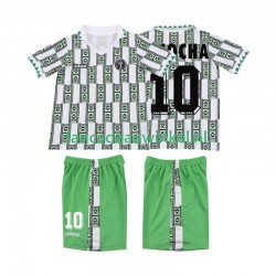 Nigeria Wedstrijdshirt met Korting OKOCHA 10 Retro Uit Kind 1994 Korte Mouw