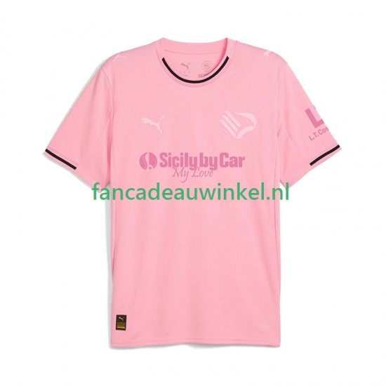 Wedstrijdshirt met Korting Palermo Thuis Heren 2025-26 Korte Mouw
