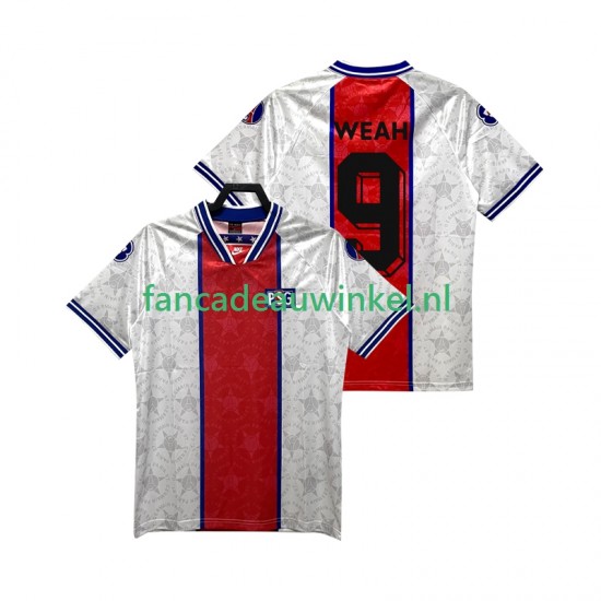 Paris Saint-Germain Wedstrijdshirt met Korting WEAH 9 1995 Retro Uit Heren 1994 Korte Mouw