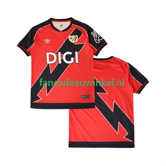 Rayo Vallecano Wedstrijdshirt met Korting Uit Heren 2025-26 Korte Mouw