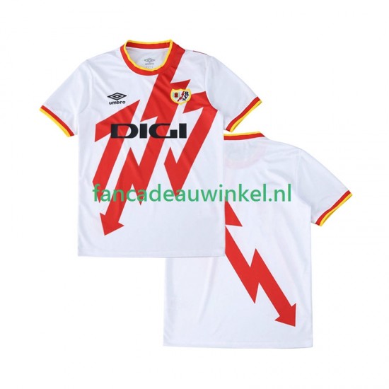 Rayo Vallecano Wedstrijdshirt met Korting Thuis Heren 2025-26 Korte Mouw