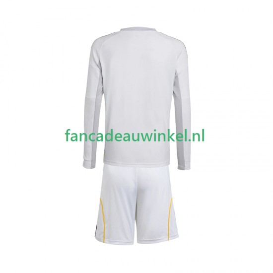 Real Madrid Wedstrijdshirt met Korting Thuis Kind 2025-26 Lange Mouw