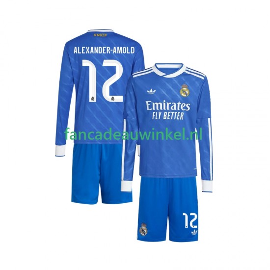 Real Madrid Wedstrijdshirt met Korting Trent Alexander-Arnold 12 3rd Kind 2025-26 Lange Mouw