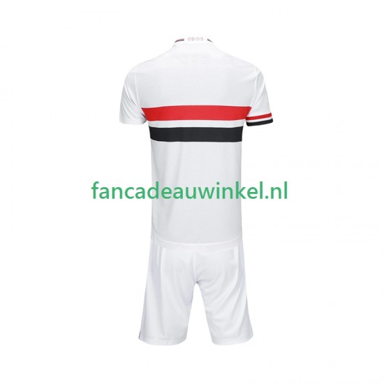 Sao Paulo Wedstrijdshirt met Korting Thuis Kind 2025-26 Korte Mouw