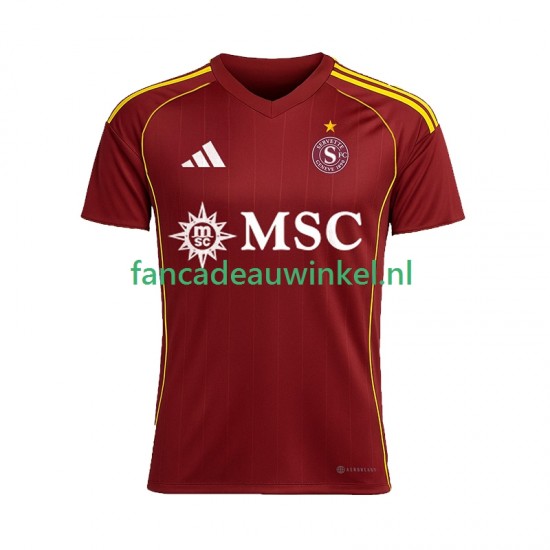 Wedstrijdshirt met Korting Servette FC Thuis Heren 2025-26 Korte Mouw