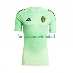 Zweden Wedstrijdshirt met Korting Keepersshirt Thuis Heren 2025-26 Korte Mouw