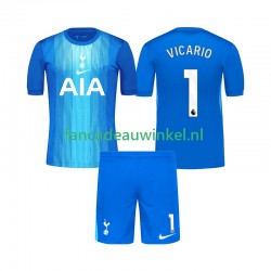 Tottenham Hotspur Wedstrijdshirt met Korting Guglielmo Vicario 1 Keepersshirt Uit Kind 2025-26 Korte Mouw