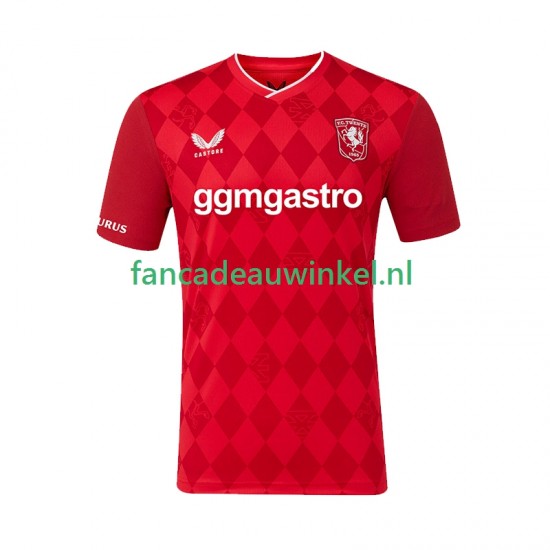 Twente Wedstrijdshirt met Korting Thuis Heren 2025-26 Korte Mouw