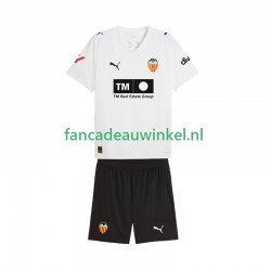 Valencia CF Wedstrijdshirt met Korting Thuis Kind 2025-26 Korte Mouw