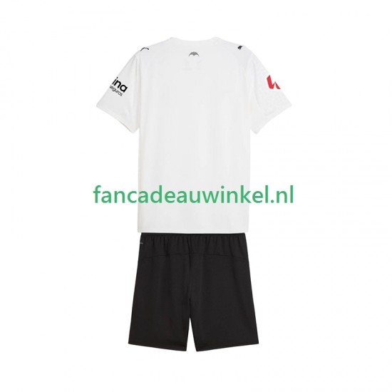 Valencia CF Wedstrijdshirt met Korting Thuis Kind 2025-26 Korte Mouw