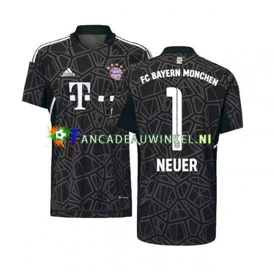 FC Bayern München Wedstrijdshirt met Korting Manuel Neuer 1 Keepersshirt Uit Heren 2022-23 Korte Mouw