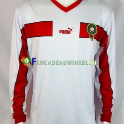 Marokko Wedstrijdshirt met Korting Retro Uit Heren 1998 Lange Mouw