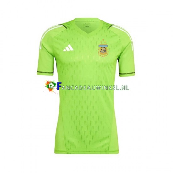 Argentinië Wedstrijdshirt met Korting Keepersshirt Thuis Heren WK 2022 Korte Mouw