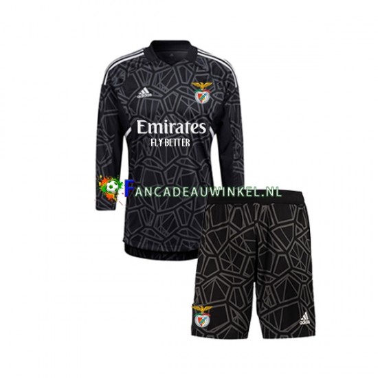 Benfica Wedstrijdshirt met Korting Keepersshirt Uit Kind 2022-23 Lange Mouw