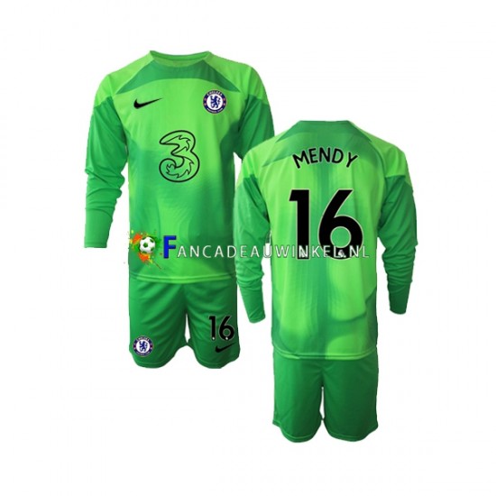 Chelsea Wedstrijdshirt met Korting Edouard Mendy 16 Keepersshirt 3rd Kind 2022-23 Lange Mouw