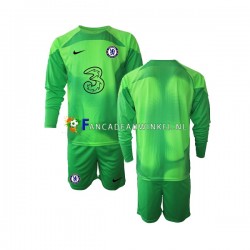Chelsea Wedstrijdshirt met Korting Keepersshirt 3rd Kind 2022-23 Lange Mouw