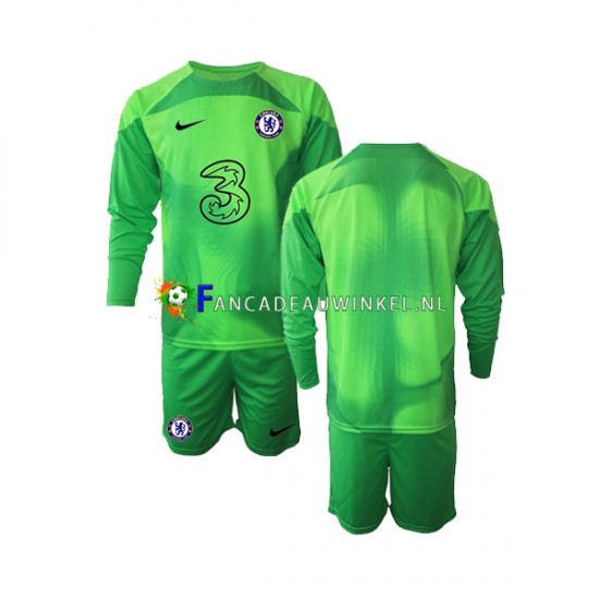 Chelsea Wedstrijdshirt met Korting Keepersshirt 3rd Kind 2022-23 Lange Mouw