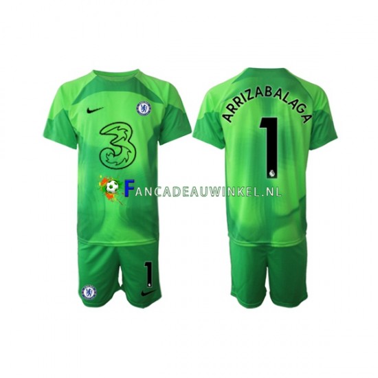 Chelsea Wedstrijdshirt met Korting Kepa Arrizabalaga 1 Keepersshirt 3rd Kind 2022-23 Korte Mouw