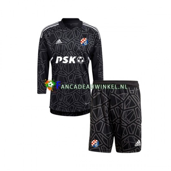 Dinamo Zagreb Wedstrijdshirt met Korting Keepersshirt Thuis Kind 2022-23 Lange Mouw