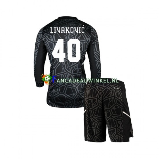 Dinamo Zagreb Wedstrijdshirt met Korting Livakovic 40 Keepersshirt Thuis Kind 2022-23 Lange Mouw