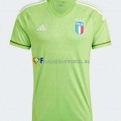 Italië Football Jersey Mens Keepersshirt Thuis 2023 Korte Mouw
