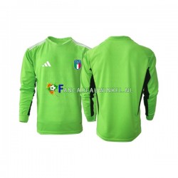 Italië Wedstrijdshirt met Korting Keepersshirt Thuis Heren 2023 Lange Mouw