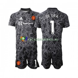 Manchester United Wedstrijdshirt met Korting DE GEA 1 Keepersshirt Uit Kind 2022-23 Korte Mouw