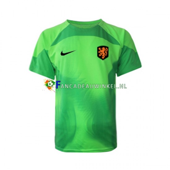 Nederland Wedstrijdshirt met Korting Keepersshirt Uit Heren WK 2022 Korte Mouw