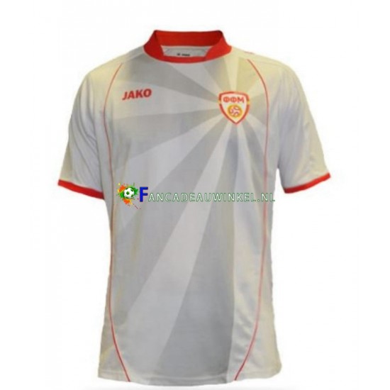 Wedstrijdshirt met Korting North Macedonia Uit Heren 2022 Korte Mouw