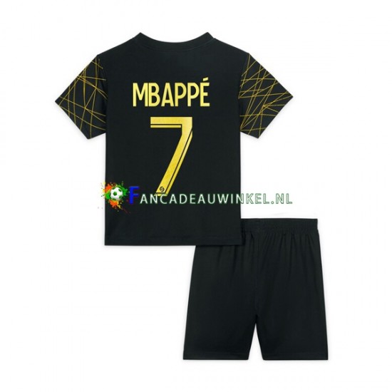 Paris Saint-Germain Wedstrijdshirt met Korting Mbappé 7 Vierde Kind 2022-23 Korte Mouw