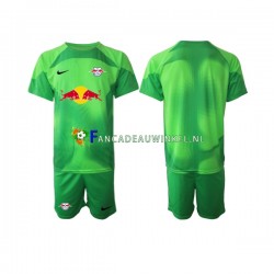 RB Leipzig Wedstrijdshirt met Korting Keepersshirt Uit Kind 2022-23 Korte Mouw