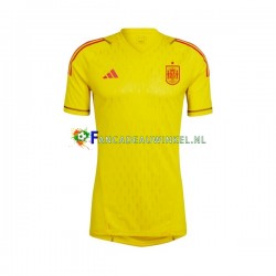 Spanje Wedstrijdshirt met Korting Keepersshirt Uit Heren 2022-23 Korte Mouw