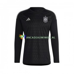 Spanje Wedstrijdshirt met Korting Keepersshirt Thuis Heren 2022 Lange Mouw