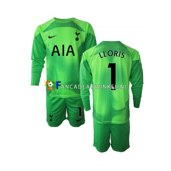 Tottenham Hotspur Wedstrijdshirt met Korting Hugo Lloris 1 Keepersshirt Uit Kind 2022-23 Lange Mouw