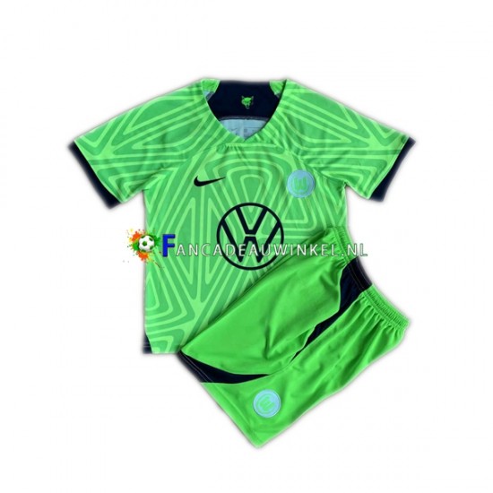 VfL Wolfsburg Wedstrijdshirt met Korting Thuis Kind 2022-23 Korte Mouw