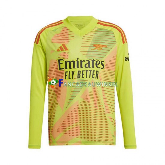 Arsenal Wedstrijdshirt met Korting Keepersshirt Thuis Heren 2024-25 Lange Mouw