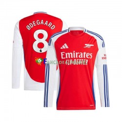 Arsenal Wedstrijdshirt met Korting Martin Odegaard 8 Thuis Heren 2024-25 Lange Mouw