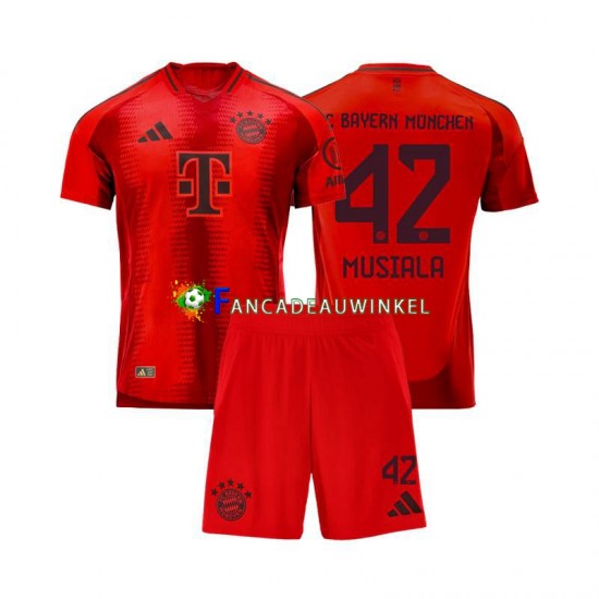 FC Bayern München Wedstrijdshirt met Korting Jamal Musiala 42 Thuis Kind 2024-25 Korte Mouw